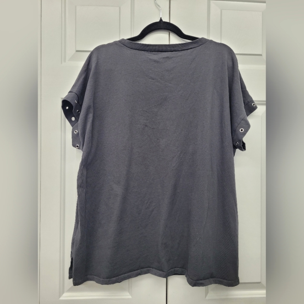 TORRID Cowboy Skeletons Heritage Jersey Dolman Embellished Tee Western Halloween - Picture 5 of 9